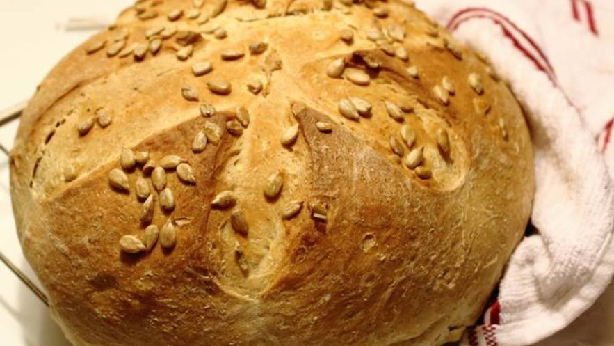 Рецепт пшенично-ржаного хлеб с семечками