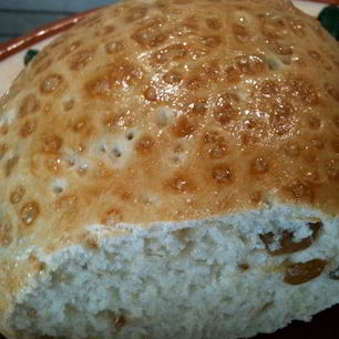 Рецепт Пшеничного хлеба с изюмом и мюсли