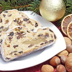 Рецепт Сладкого хлеба с сухофруктами и марципаном