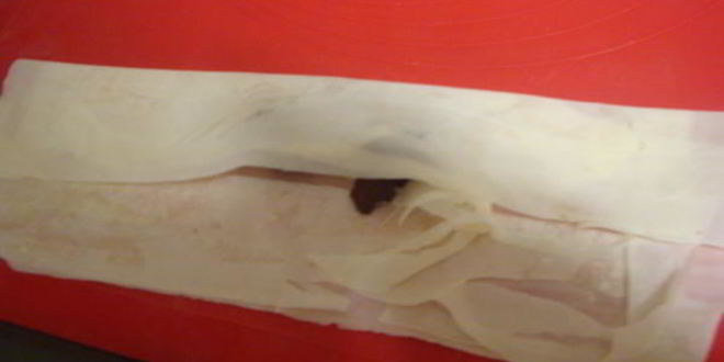 Рецепт хрустящих конвертиков с шоколадом