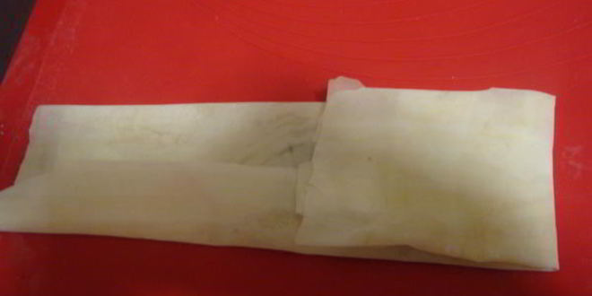 Рецепт хрустящих конвертиков с шоколадом