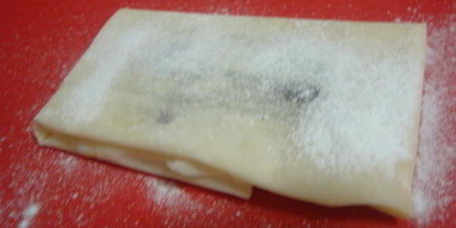 Рецепт хрустящих конвертиков с шоколадом