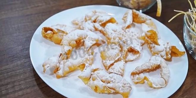 Рецепт хвороста классического