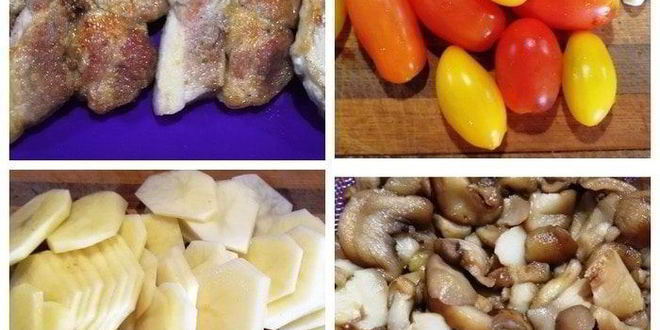 Рецепт конвертиков со свининой и картофелем