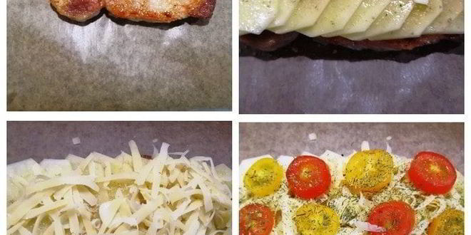 Рецепт конвертиков со свининой и картофелем