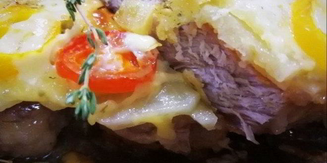 Рецепт конвертиков со свининой и картофелем