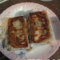 Курица с кукурузой в лаваше