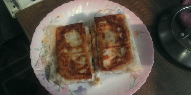 Рецепт курицы с кукурузой в лаваше