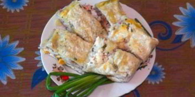 Рецепт курицы в лаваше в духовке