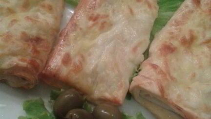 Рецепт Лаваша под грилем с сырной корочкой