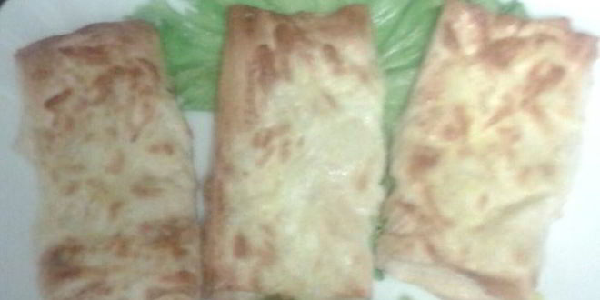 Рецепт лаваша под грилем с сырной корочкой