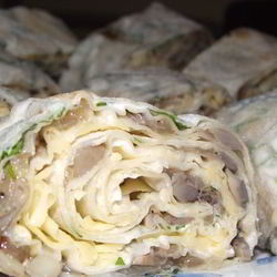 Рецепт Лаваша с грибами и сыром