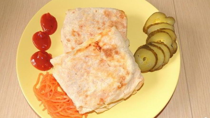 Рецепт лаваша с морковью и сыром