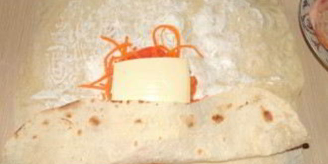 Рецепт лаваша с морковью и сыром