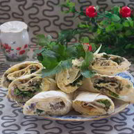 Рецепт Лаваша с шампиньонами