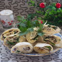 Рецепт Лаваша с шампиньонами