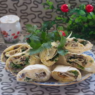 Рецепт Лаваша с шампиньонами