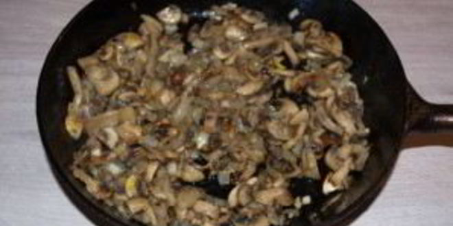 Рецепт лаваша с шампиньонами