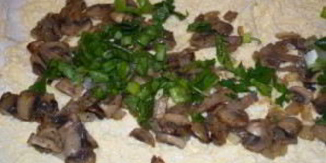 Рецепт лаваша с шампиньонами