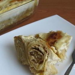 Рецепт Лаваша с творогом сладкий