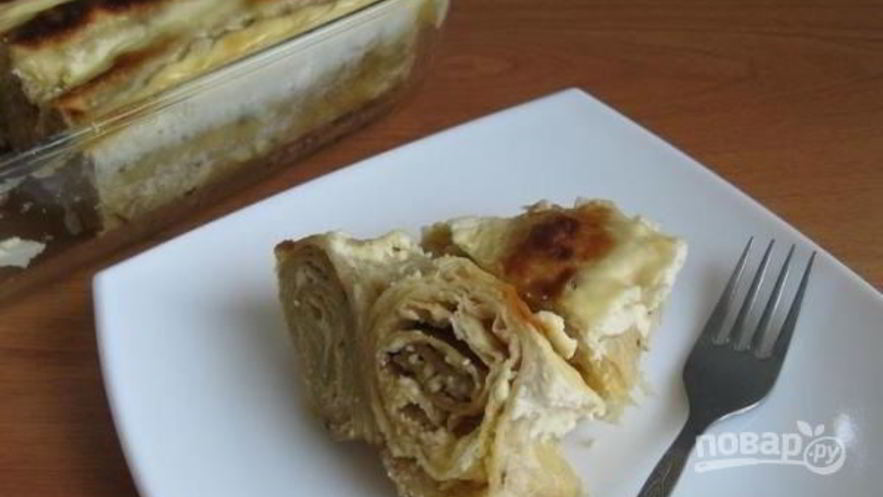 Рецепт лаваша с творогом сладкий