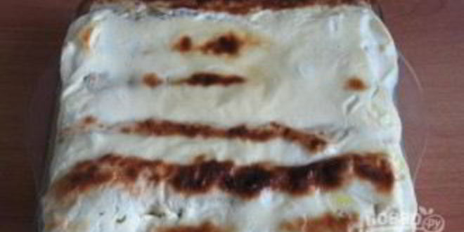 Рецепт лаваша с творогом сладкий