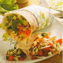 Рецепт Лаваша со свежими овощами