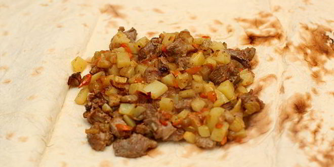 Рецепт мяса в армянском лаваше