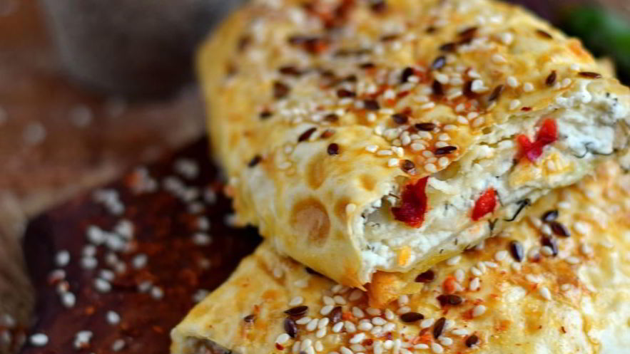 Рецепт рулетиков из лаваша с начинкой