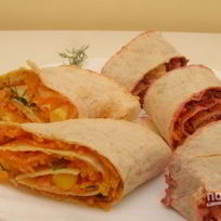 Рулеты из лаваша с овощными начинками