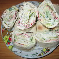 Рецепт Рулетов из лаваша с плавленым сыром