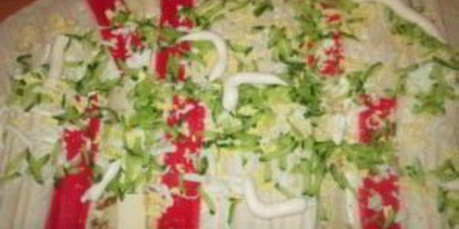 Рецепт рулетов из лаваша с плавленым сыром