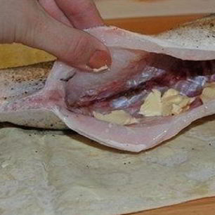 Рецепт Рыбы, запеченной в лаваше