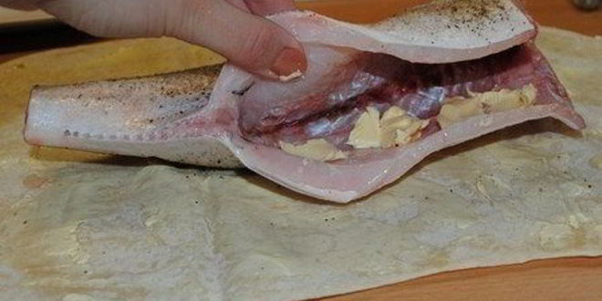 Рецепт рыбы, запеченной в лаваше