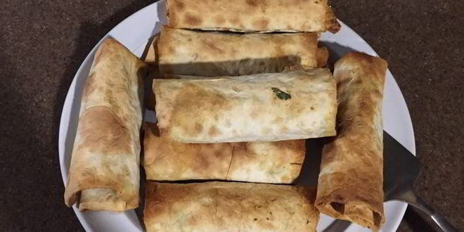 Рецепт сулугуней в лаваше