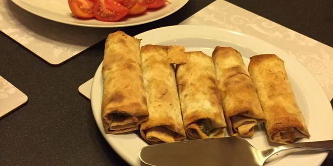 Рецепт сулугуней в лаваше