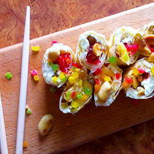 Рецепт Творожных рулетиков с лавашом