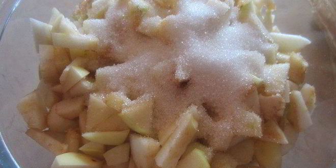 Рецепт яблок в лаваше