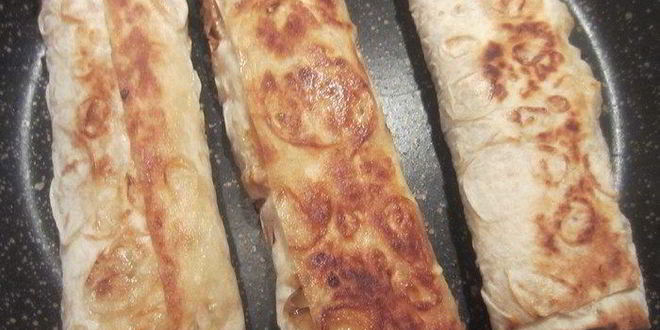 Рецепт яблок в лаваше