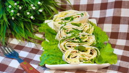 Рецепт Закуски из лаваша с сыром