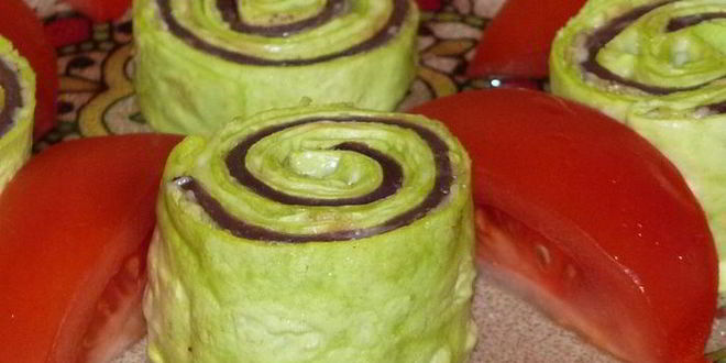 Рецепт закуски из лаваша улитки