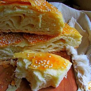 Рецепт Арабской лепешки Bint Al-sahn