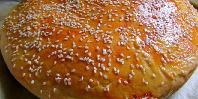 Рецепт арабской лепешки bint al-sahn