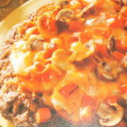 Рецепт Большой свиной лепешки с начинкой