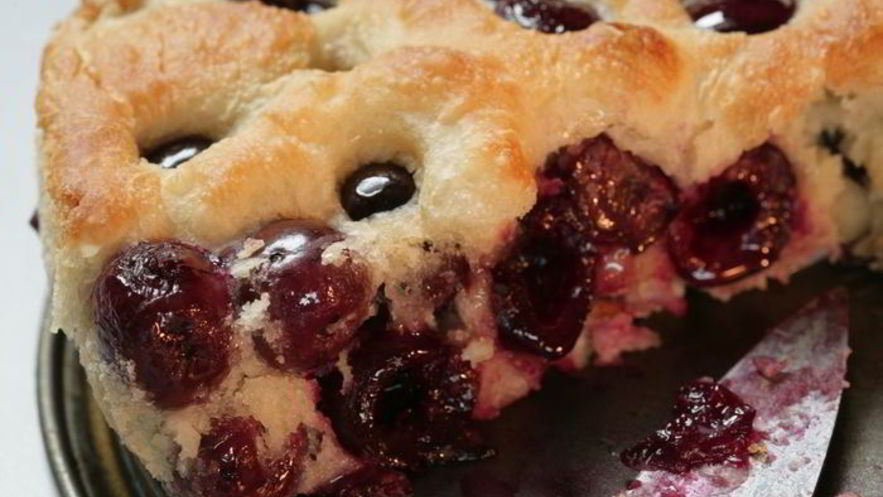 Рецепт фокаччи с черешней