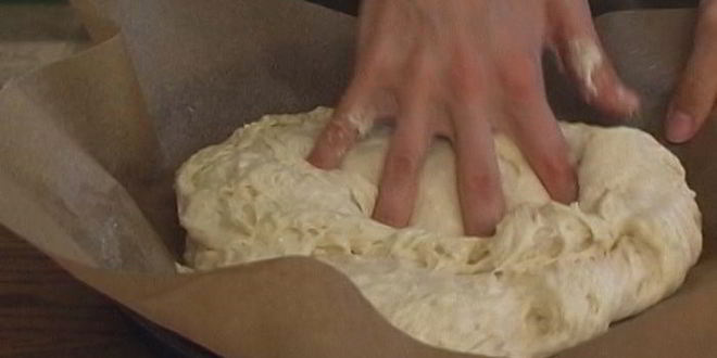 Рецепт фокаччи с черешней