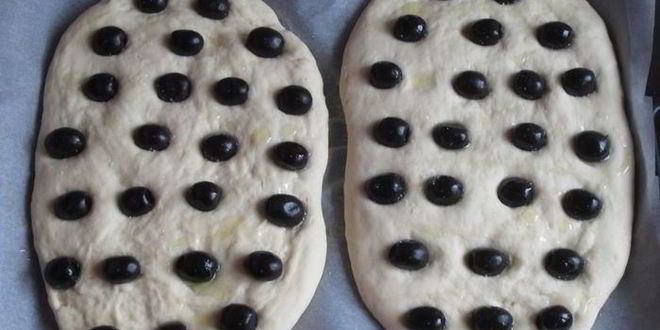 Рецепт фокаччи с оливками