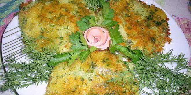 Рецепт картофельных лепешек с сыром и зеленью
