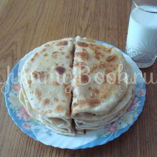 Рецепт Кыстымбов — лепешек с картофельным пюре