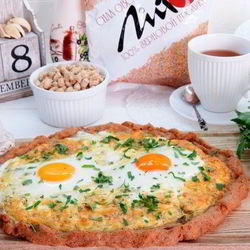 Рецепт Лепешки с отрубями, сыром и зеленью